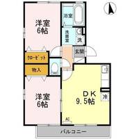 コンフォールⅡ号館の間取り
