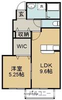 ドエル四季Ⅰ番館103の間取り