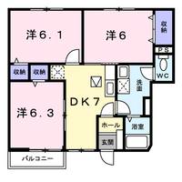 ジュネス99Cの間取り