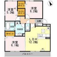 物件の間取り画像