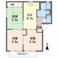 物件の間取り画像