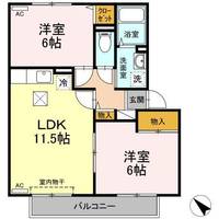 プラザ・ルミエール A棟の間取り