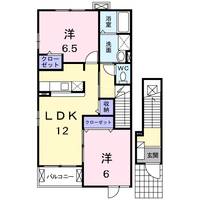 ロイヤルスクウェア 一宮Ⅲの間取り