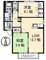 ジュネスTOSHI C棟の間取り
