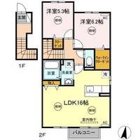 リーベ クオーレ B棟の間取り