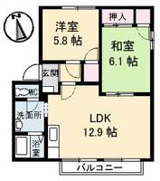 ドムス・ヒルズ D館の間取り