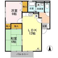 カンファタブル B棟の間取り