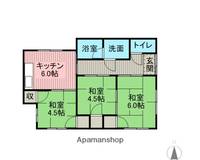 愛媛県松山市東垣生町(一戸建)の賃貸物件の間取り