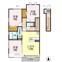 エイトサザンコート B棟の間取り