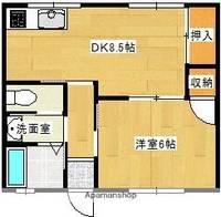 ハイツ山西 3の間取り