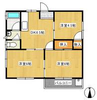 メゾンエステル201の間取り