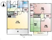 愛媛県松山市道後今市(一戸建)の賃貸物件戸建ての間取り