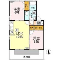 ヴィラージュ・95 B棟の間取り