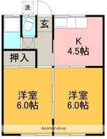 泉ハイツ203の間取り