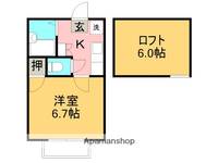 シティコート和泉202の間取り
