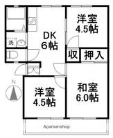 ハイツぶどうの木101の間取り