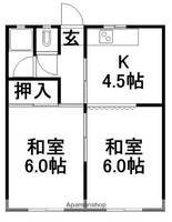 泉ハイツ204の間取り