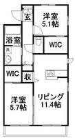 グランマスト高埇101の間取り