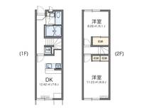 レオパレスS&F111の間取り
