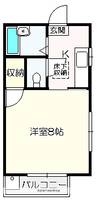 ハイツいまい2の間取り