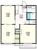 高知県高知市高須3丁目の賃貸アパート202の間取り