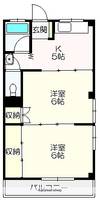 吉岡マンションA2-2の間取り