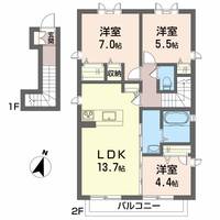 物件の間取り画像