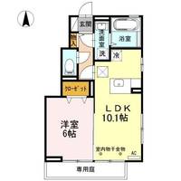 セジュール堂林 A棟の間取り
