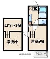 ラフィーネ香椎参道Aの間取り