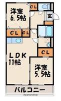 物件の間取り画像