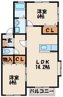 物件の間取り画像