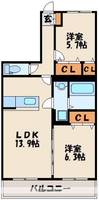 物件の間取り画像
