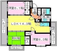 物件の間取り画像