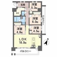 LASANTE照葉オーシャンテラスの間取り