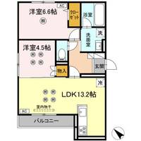 D-ROOM半道橋の間取り