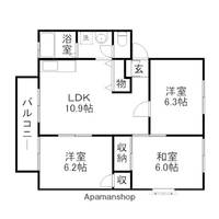 物件の間取り画像