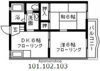 ボヌール・ブンの間取り