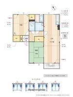 福岡県春日市平田台3丁目の賃貸アパートの間取り