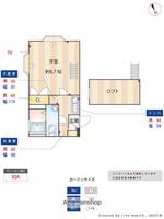 福岡県福岡市東区舞松原2丁目の賃貸アパートの間取り