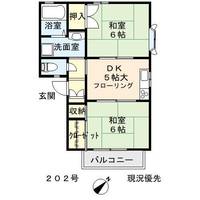 福岡県大野城市瑞穂町3丁目の賃貸アパートの間取り