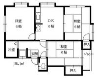 福岡県那珂川市五郎丸4丁目の賃貸アパート101の間取り