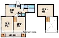 福岡県福岡市東区香椎駅東3丁目の賃貸アパートの間取り