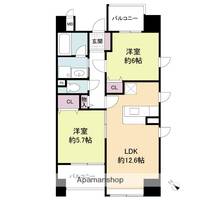 福岡県福岡市中央区渡辺通3丁目の賃貸マンションの間取り