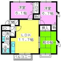 物件の間取り画像