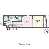 福岡県福岡市中央区平尾5丁目の賃貸マンションの間取り
