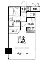 福岡県福岡市中央区渡辺通4丁目の賃貸マンションの間取り