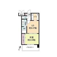 福岡県福岡市中央区舞鶴1丁目の賃貸マンションの間取り