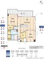 福岡県福岡市南区清水3丁目の賃貸マンションの間取り
