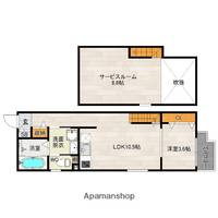 福岡県福岡市東区香椎駅東2丁目の賃貸アパートの間取り