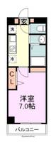 福岡県福岡市東区下原1丁目の賃貸マンションの間取り